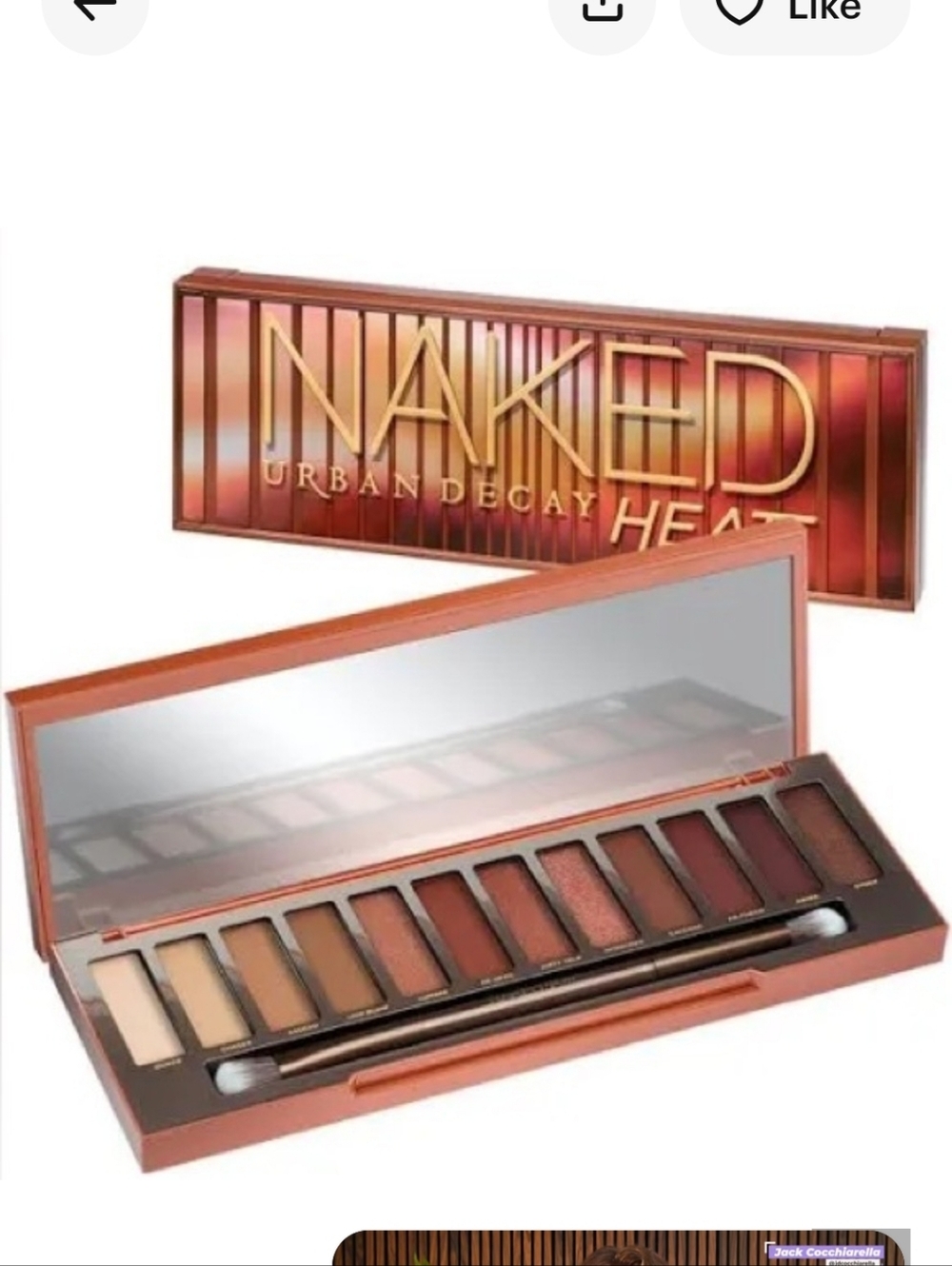 Urban Decay Naked Heat Eyeshadow Palette - Warm Brown & Copper Shades